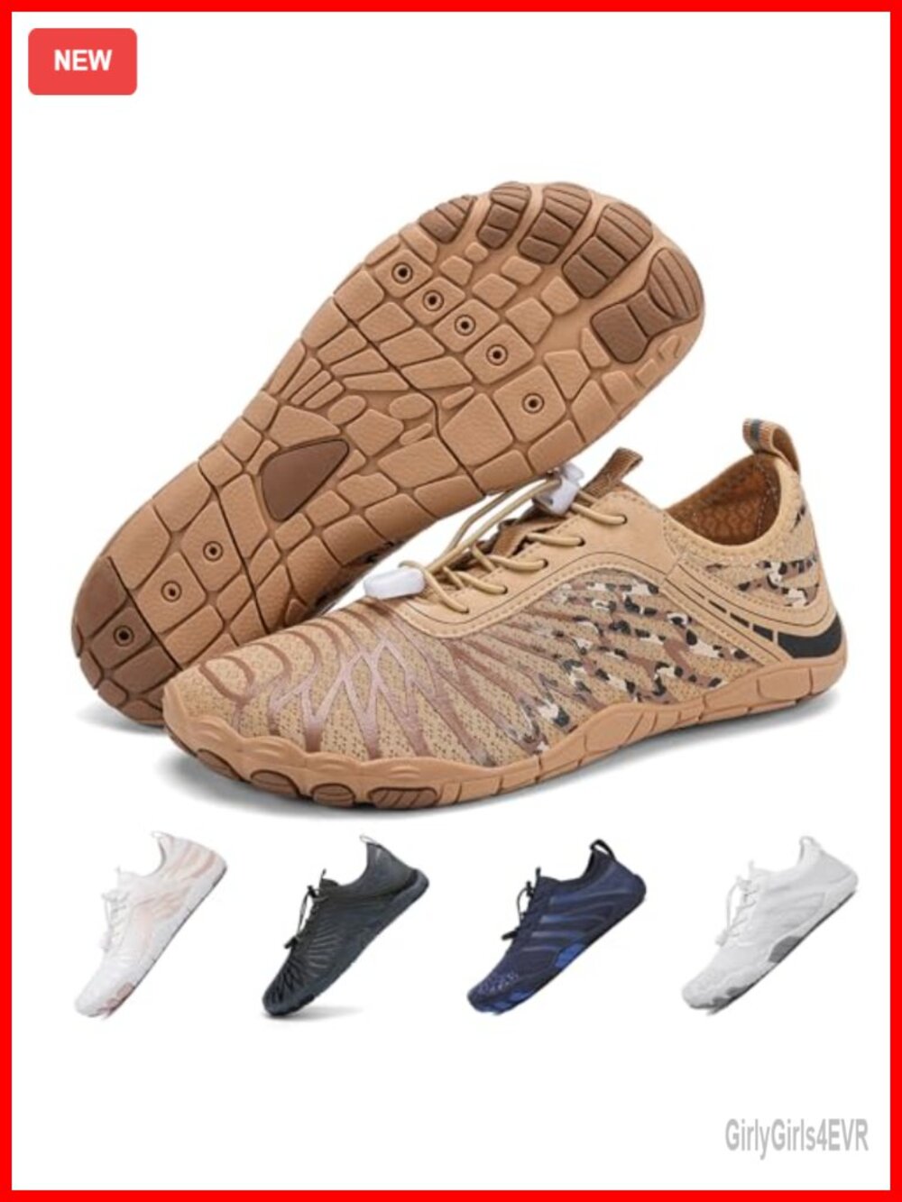 Barefoot Water Shoes Wide Toe Box Flexible Lightweight Pull-On Unisex